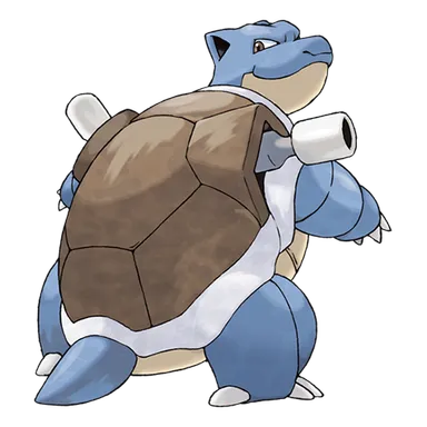 official artwork of blastoise